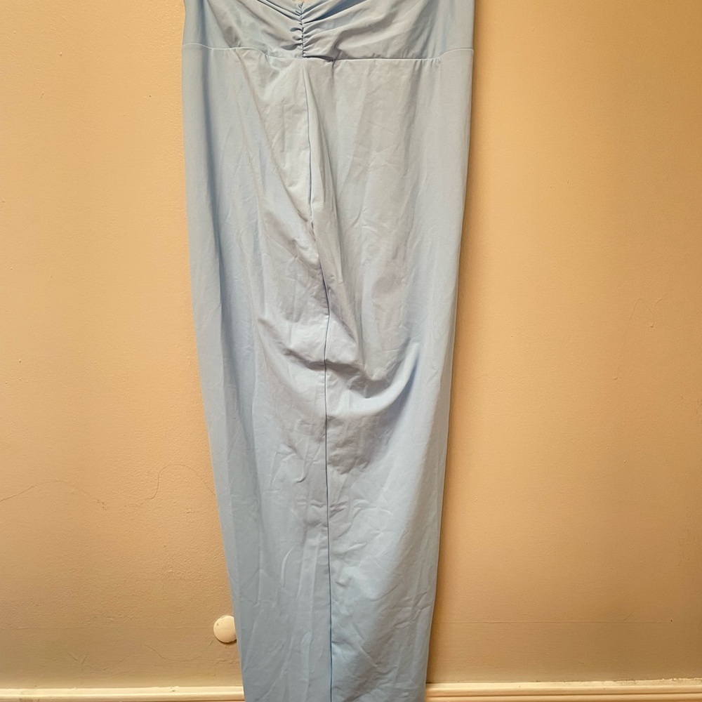 SKIMS Recycled Sarong Skirt Cover up Blue XL - Picture 6 of 9